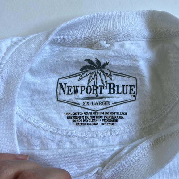 Newport Blue XXL mens t-shirt. - Picture 3 of 4